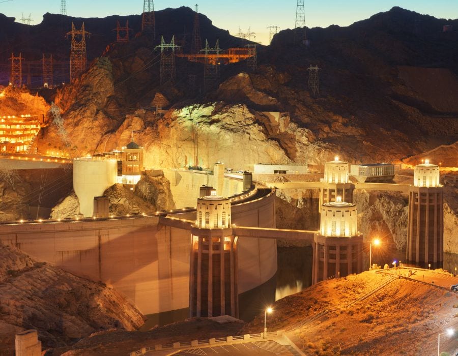 Hoover Dam on the Colorado River