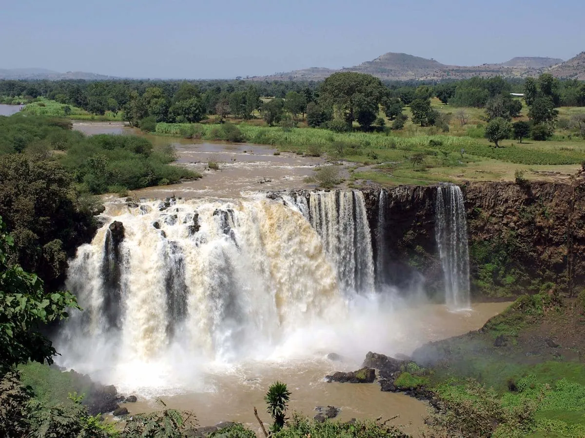 Ethiopia-River blue nile waterfalls
